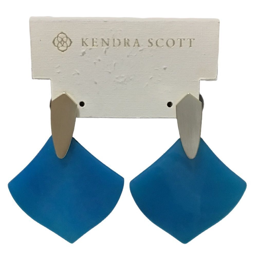 Kendra Scott Astoria Earrings in Teal Agate